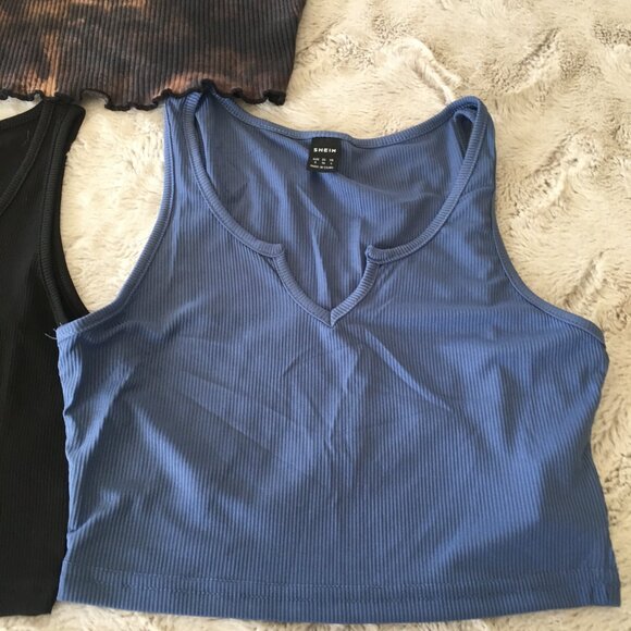 3 shein crop tops size small - Picture 4 of 6